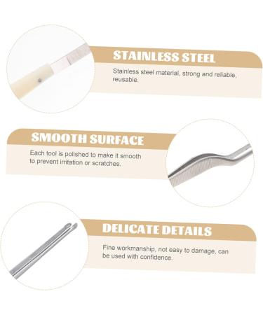 FRCOLOR Wood Abs Ear Cleaning Tools Family Use Ear Wax Removal Kit Massager Craftsmanship Dark - Buy Online on GoSupps.com