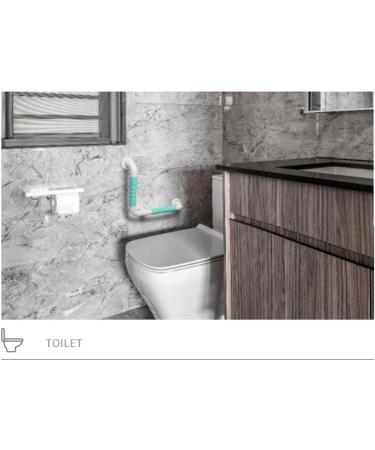 Bathroom Grab Bar Safety Support Rail Type L Wall-Mounted Disabled Safety Support Grab Bar Bathroom Non-Slip Toilet Handrail Stainless St - Buy Online on GoSupps.com