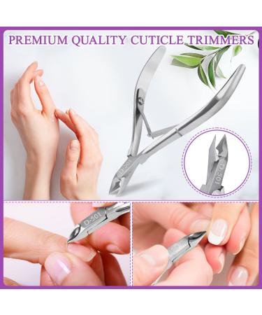 Gel Nail Polish Remover Clips Set with Nail Wipes, Cuticle Kit, Nail Brush, and Files - 10pcs Purple Kit for Easy and Efficient Nail Polish Removal - Buy Online on GoSupps.com