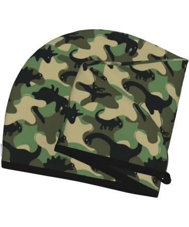 Super Absorbent Dinosaur Microfiber Hair Towel Wrap for Women - Quick Dry Coral Velvet for Long Curly & Thick Hair - Buy Online on GoSupps.com