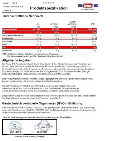 Oven Baked Poultry Meatballs Traditional Style - 14 x 100g by Dieter Hein | International Shipping - Buy Online on GoSupps.com
