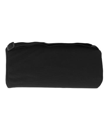 Waist Support Cylinder Pillow - Adjustable Back Roll Lumbar Support for Office Chairs - Comfortable Black Pillows for Home & Travel - Buy Online on GoSupps.com