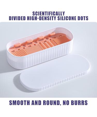 Makeup Brush Cleaner and Dryer - Makeup Sponge Cleaner Storage Box Drying Holder Dustproof Efficient Cleaning Tool Sponge Washer for Enhanced Maintenance Three Generations of White - Buy Online on GoSupps.com