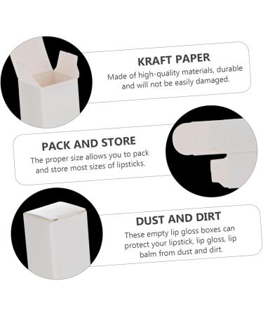  Parliky 50 Boxes Handmade Paper Box Black Boxes For Packaging Lip Gloss Bulk Eyeliner Packaging Boxes Keywords Makeup Box White Kraft Paper Girl - Buy Online on GoSupps.com