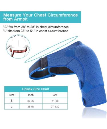 Buy Health Gear Shoulder Support Brace - Breathable Shoulder Protector for Pain Relief (Small Size 31-38in) - International Shipping Available - Buy Online on GoSupps.com