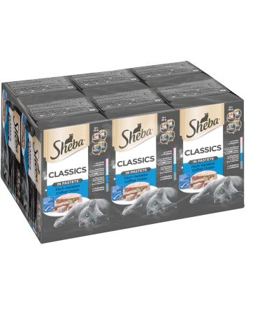 SHEBA Bowl Multipack Classics in Pate Fish Variation MSC 6 x 12 x 85g 85 g (72 pack)