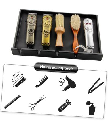 Clipper Display Stand for Salon - Organize Hair Trimmers & Clippers | Durable Storage Tray & Accessories - Buy Online on GoSupps.com