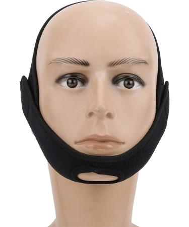 Anti Snoring Chin Strap - Effective Sleep Aid for Men and Women - Breathable Black Snore Solution - Buy Online on GoSupps.com