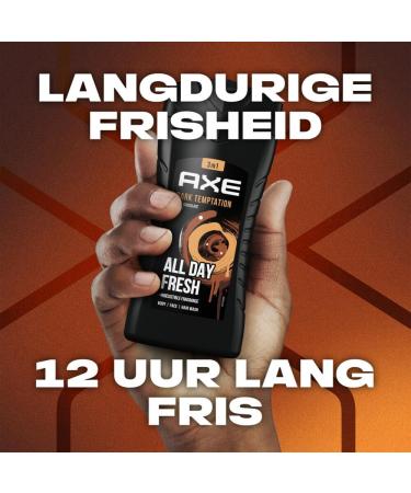 AXE Ax Dark Temptation Shower Gel 250ML - Buy Online on GoSupps.com