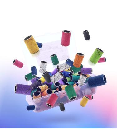 CORFULRA 240 Sanding Bands for Nail Drill - 100 Pcs Fine Nail Sanding Bands, 240 Grit Professional Manicure Electric File Sand - Nail Tech Must Haves - Buy Online on GoSupps.com