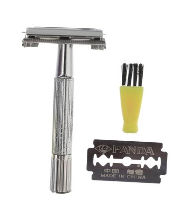 Ipetboom Manual Shaver 1 Set Safe Razor Electric Razor Razors Razor Blades for Men Men's Electric Shavers Men Razor Metal Razor Man Vintage Razor Shaver