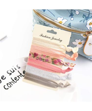 36 Pieces Elastic Hair Ties - Ponytail Holders & Hair Accessories for Girls & Women | Durable & Stylish Elastic Bands - Buy Online on GoSupps.com