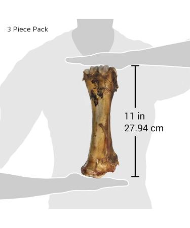 Jumbo Size Roasted Beef Shin Leg Bone Dog Treats Dog Food Dog All Natural and Healthy Dog Bone Treat Chews. Premium Grade XL Bone 1.5kg - Perfect for Medium and Large Dogs - Buy Online on GoSupps.com