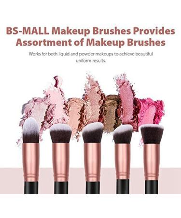 Obahdirry Make Up Brush Premium Synthetic Foundation Powder Concealer Eyeshadow Make Up 14-Piece Brush Set Rose Gold - Buy Online on GoSupps.com