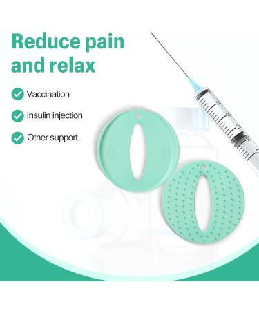 Shot Blocker for Pain Relief | Reusable Injection Pad for Kids & Adults - Green - Buy Online on GoSupps.com