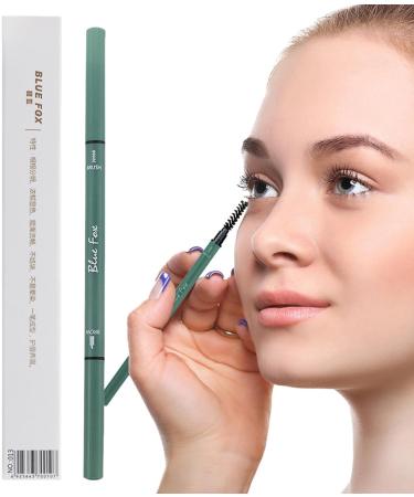 Eyebrow | Double Headed Makeup Brow Long-Lasting Professional Eyebrow Definer for Stays on All Day Creates Natural Daily Look Brown Black - Buy Online on GoSupps.com