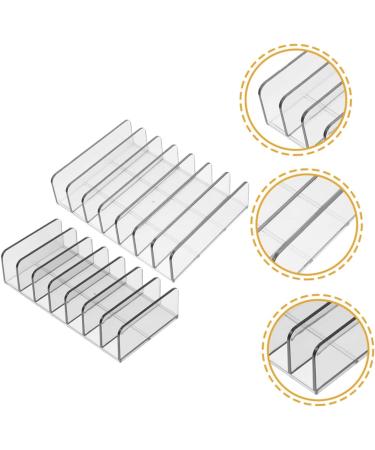 Beavorty 6 Pcs Cosmetic Storage Box Gray Eyeshadow 7 Slots Divided Organizer Eyeshadow Holder Desktop Blush - Buy Online on GoSupps.com