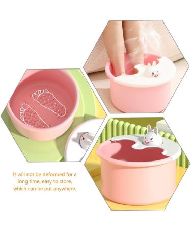 Beaupretty Pedicure Shoes Basin Foot Soaking Bath Basin - Foot Soaking Tub Foot Bath Cute Rabbit Feet Spa Pedicure Basin Plastic Foot Soaking Tub Bath Tub Pedicure Foot Spa - Buy Online on GoSupps.com