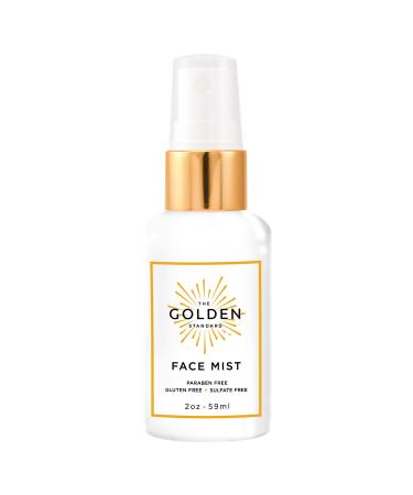 The Golden Standard Face Mist - Sunless Tanner Spray - Hydrating and Flawless Sunless Tanning Spray for a Buildable Tan - Natural Self Tanning - Sulfate Free  Paraben Free and Cruelty Free (2 oz)