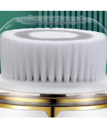 Electric Rotatable USB Waterproof Soft Facial Scrubber Brush Facial with Home Cleansing Face Brush Heads Wash - Buy Online on GoSupps.com