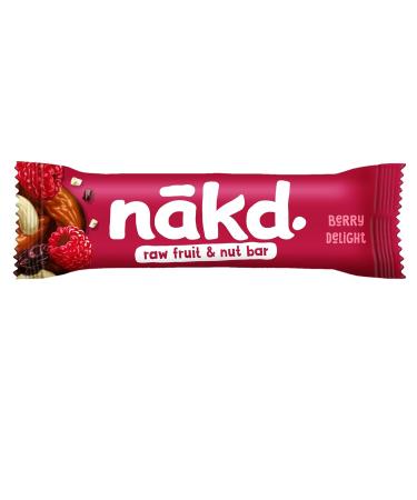 N kd Berry Delight Cold-Pressed Bars | 100% Natural Vegan & Gluten-Free Snacks | No Added Sugar | 18 x 35g | International Shipping Available - Buy Online on GoSupps.com