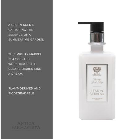 Antica Farmacista Lemon Verbena Dish Soap 24 oz - Luxurious Eco-Friendly Cleaning for Your Kitchen - Buy Online on GoSupps.com