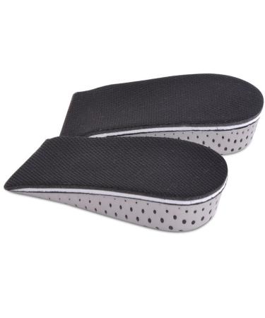 Guithia Memory Foam Invisible Height Increasing Insoles Height Elevator Insoles Heel Lift Shoe Pad 3.3CM