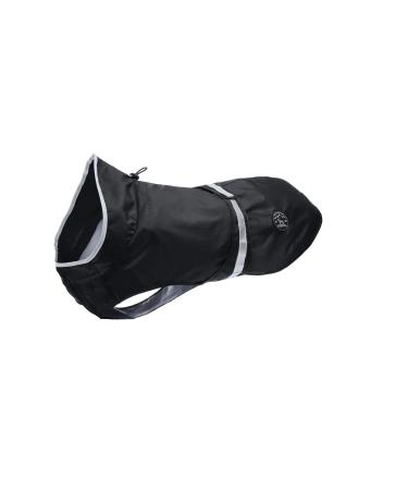 HUNTER UPPSALA RAIN dog raincoat with reflective stripes 45 black black 45