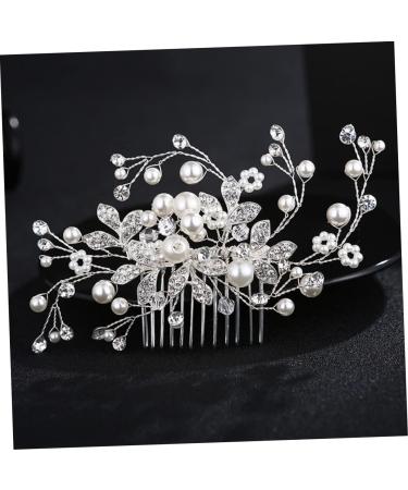 FRCOLOR Set of 3 Bridal Headpiece Tiara Bridal Insert Comb Bridal Hair Comb Hairpin Miss Wedding - Buy Online on GoSupps.com