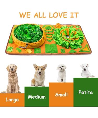 AWOOF Snuffle Mat for Dogs - Interactive Puzzle Toy for Enrichment & Mental Stimulation, Stress Relief - 34.6 x 19.6 - Buy Online on GoSupps.com