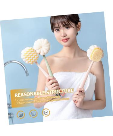 BELLIFFY Exfoliating Bath Brush Loofah Scrubber for Men - Shower Body Brush with Handle - Buy Online on GoSupps.com