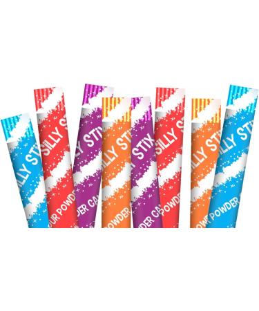 Silly Stix Sour Filled Candy Straws Bundle. Includes (2) Package of Silly Stix Sour Filled Candy Straws (78g per) with Water Cooler Trivia Game by BIG MAPLE . Tasty Snack for Everyone. Variety of Flavours: Tropical Punch Orange Cherry Grape. Retro Snack - Buy Online on GoSupps.com