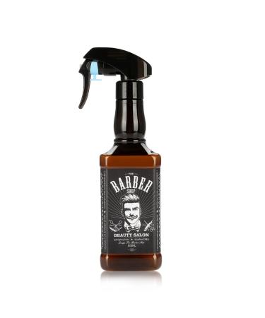 Hairdressing Spray Bottlle 500ml Plastic Hairdressing Spray Bottle Salon Barber Hair Tools Water Sprayer (Brown)