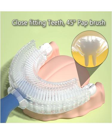 Kids Oval Toothbrush | Rounded Children Oral Cleaning Tool | 360 Toothbrush for Ages 6-12 | Teeth Cleaning Tool for Children - Buy Online on GoSupps.com