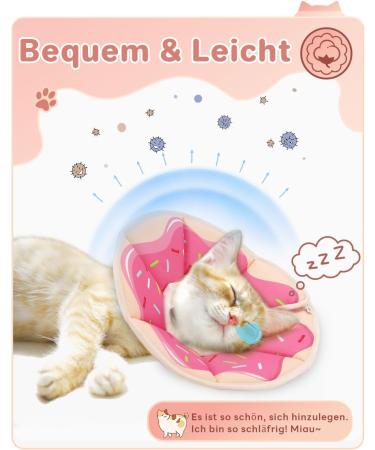 Supet Rewrise Adjustable Neck Rope Cat Collar - Recovery Cone for Cats After Surgery & Injuries (M: 21.5-30.5cm) - International Shipping Available - Buy Online on GoSupps.com