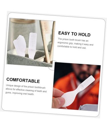 Buy Gleavi 20th Prison Toothbrush Extra Clean Portable Nylon Cleaning Brush for Teeth | Ideal Travel Safety Toothbrush - Buy Online on GoSupps.com
