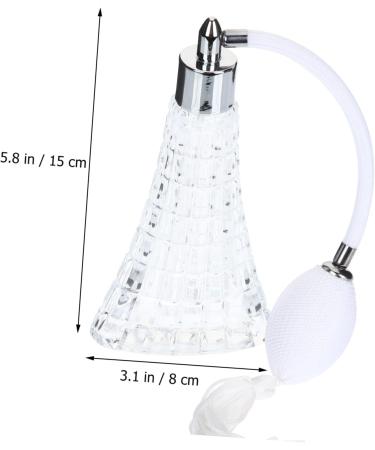 HAPINARY Perfume Bottle Refillable Perfume Spray Bottle Sprayer for Perfume Crystal Decor Retro Decor Antique Perfume Atomizers for Essential Oils Tassels Vintage White Glass Decorate - Buy Online on GoSupps.com