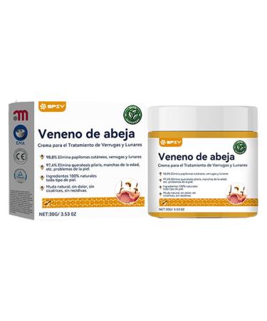 Spzv Bee Venom Cream Treatment Cream Professional&Safe Formula Provides for All Parts of The Body for Men&Women 1Fl Oz 1PC