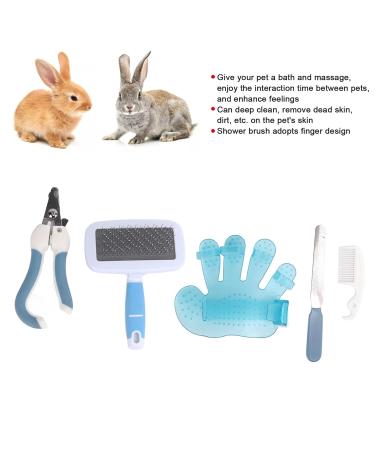 Rabbit Grooming Kit - Deep Cleaning Bathing Comb Set for Small Animals | Optimize Your Bunny's Hygiene - Buy Online on GoSupps.com