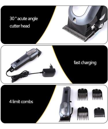 Rechargeable Cord/Cordless Haircutting & Trimming Kit - Perfect for Hair Beard & Body Grooming | International Shipping Available - Buy Online on GoSupps.com