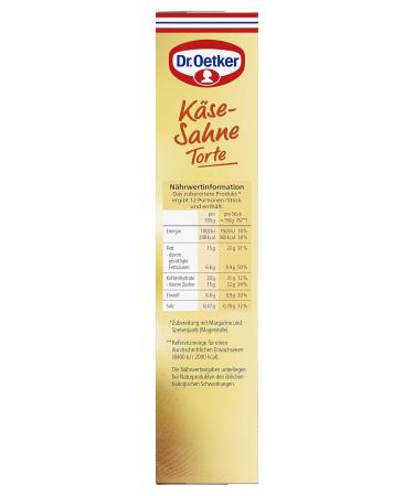 Dr. Oetker Cheese Cream Cake Baking Mix - 385g | Easy & Delicious Cheesecake Recipe - Buy Online on GoSupps.com