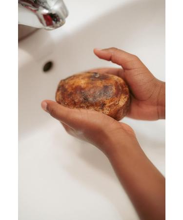 VBN Naturals Premium Organic Cocoa Butter African Black Soap - 150g (5.29 oz) for Face & Body - Dry Skin, Acne, Burns, Scars, Rashes - Fair Trade from Ghana - Buy Online on GoSupps.com