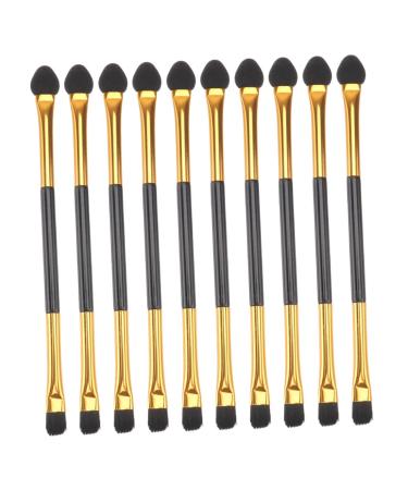 POPETPOP 40 Pcs Double Ended Eyeshadow Brush Lady Parts Eyebrow Brush Artificial Fiber Travel Major 12x0.5cmx2pcs As Shownx2pcs