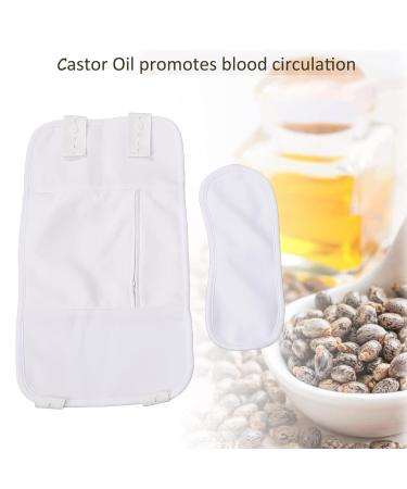 Reusable Organic Castor Oil Pack for Liver Detox - Adjustable Belt for Insomnia Relief & Soothing Support | International Shipping Available - Buy Online on GoSupps.com