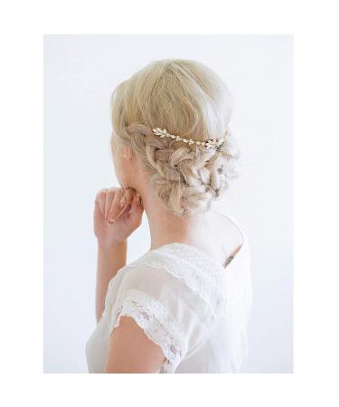 Unicra Wedding Crystal Hair Combs | Bridal Headpiece & Hair Accessories for Brides (Silver) Shop Now! - Buy Online on GoSupps.com