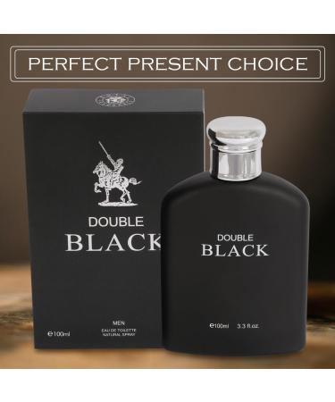 ROYAL GLOBAL Double Black Spray Cologne - Eau De Toilette for Men - 3.4 fl.oz - Buy Online on GoSupps.com