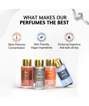 NOURISH MANTRA NM New York Oudacity Luxury Perfume | Premium Long Lasting Fragrance Spray | With Aromatic Blend of Musky & Fruity Notes | Unisex Perfume | 100 ml - Buy Online on GoSupps.com