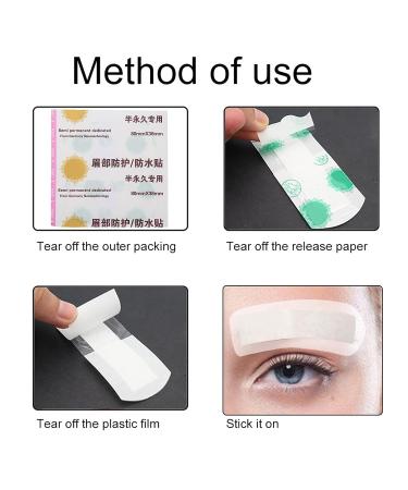 Anggrek Eyebrow Protector - 50 Pcs Waterproof Tape for Microblading & Tattoo Aftercare - Buy Online on GoSupps.com