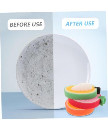 4pcs Fruit Sponge Sponges Bath Sponge Dinnerware Flatware Sponge for Bowl Cleaning (Sweet Orange 2 - Buy Online on GoSupps.com
