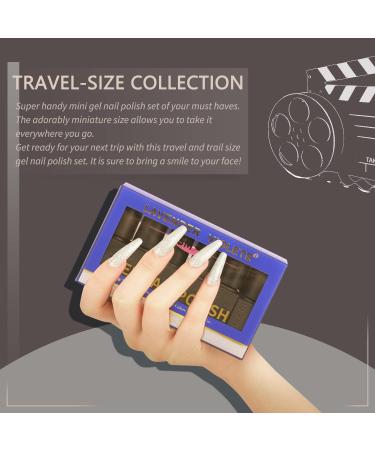 Lavender Violets 13 Pcs Gel Nail Polishes Set 9+3 Nude Colours Nail Art Design UV LED Soak Off With Base Coat Matte n No Wipe Top Coat Nail File Starter Manicure Kit C962B Nude Colours-962B - Buy Online on GoSupps.com